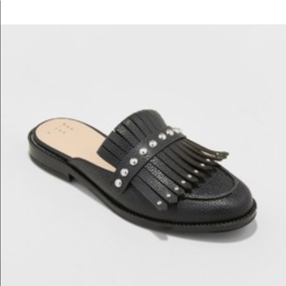 A New Day Karoline Studded Fringe Mule